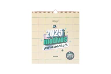 Mr. Wonderful - Calendario de Pared Rasca-Rasca 2025-2025 motivos para sonreír - Incluye 2 Hojas de Pegatinas
