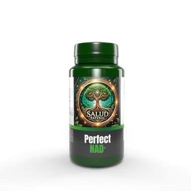 NAD+ con PQQ, Resveratrol y Coenzima Q10 | Energía Celular y Vitalidad Diaria | Fórmula Premium para Rendimiento y Bienestar | 60 Cápsulas | Salud Natural