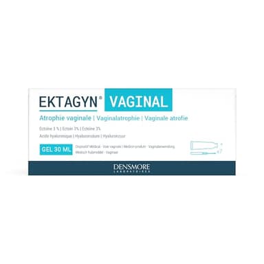 Densmore Ektagyn - Lubricante íntimo al agua - Secadora, Irritación - Lubricante sexual a base de ectoína, ácido hialurónico - Tubo de gel para mujer de 30 ml - Curar 1 a 3 meses