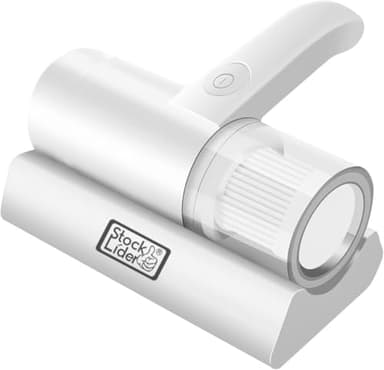 Stock Líder - Aspiradora Antiacaros Aspirador Colchones con Luz UV y Ultrasónica 16KPa de Succión Calentamiento Cepillo Giratorio Filtro HEPA Aspirador de Acaros Elimina Alérgenos para Alergias