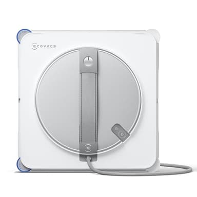 ECOVACS WINBOT W2S Robot limpiacristales, Inteligente de Borde a Borde con TruEdge™, pulverizador de Agua de 3 boquillas, Sistema de protección de 10 Niveles, planificación de Ruta Win-Slam 4.0