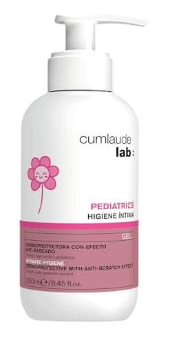 Cumlaude Lab - Higiene Íntima Pediatrics, Gel Limpiador Íntimo para Niñas y Preadolescentes, con Ph Neutro, Caléndula, Malva, Peonía y Tilo, Previene el Picor y el Enrojecimiento - 250 ml