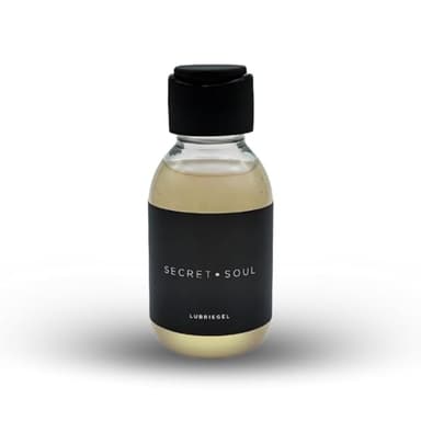 Lubriegel 100 ml - Gel lubricante íntimo con clorhexidina de acción antibacteriana - fórmula lubricante de larga duración - no se pega - con ácido hialurónico y tomillo - fabricado en Italia