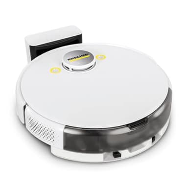 Kärcher, Robot Aspirador RCV 5, App, Navegación LiDAR, Láser Dual e IA, Cartografía, Reconocimiento del Entorno, 5000 Pa, Autonomía de 120 min, para Suelos Duros y alfombras, Blanco