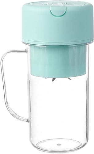 Stock Lider-Recargable Portátil Jugo Taza Con De Paja, Casa Mini Fruta Licuadora Adecuado Para Viajar Con Exterior Usar (Azul)