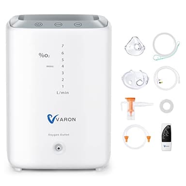 Dispositivo de oxígeno para el hogar 1-7 l/min 30%-90% Concentrador de oxígeno continuo ajustable para el hogar Generador de oxígeno para el hogar