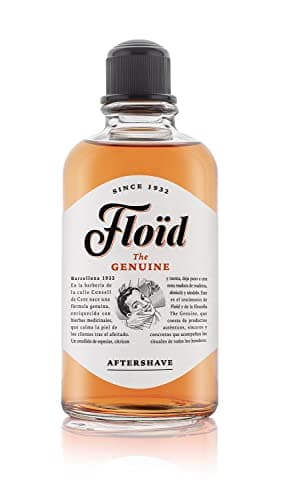 Floid After shave Lotion The Genuine (400ml), bálsamo barba con mentol refrescante, tónico facial que reequilibra, regenera y reduce la irritación