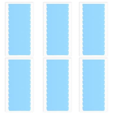 wilcractk Extensiones Adhesivas Para Pelucas Cintas Dobles Resistentes Al Agua Y Sudor 72 Unidades En Color Azul Ideal Para Fijación Segura En Cuero Cabelludo Y Prótesis Capilares