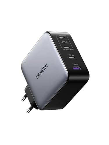 UGREEN Nexode 200W Cargador USB C Carga Rápida Múltiple Tipo C 140W PD 3.1 con 4 Puertos Compatible con iPhone 17 Pro MAX Air 16 15 14 13 Galaxy PPS 45W S24 23 22 Pixel iPad MacBook M4 M3
