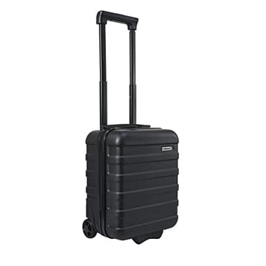 Cabin Max Anode 24L 40x30x20cm Maleta de Mano para Debajo del Asiento Wizz Air, Easyjet - Maletín con Ruedas (24 L, 40 x 30 x 20 cm), Negro