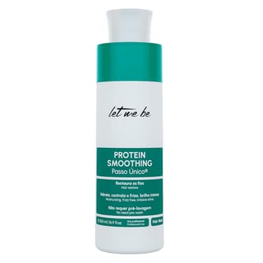 Let Me Be - Protein Smoothing Alisado Brasileño Orgánico de Un Solo Paso, Sin Formol, Con Keratina Hidrolizada, Hasta 6 Meses de Duración con Resultados Profesionales - 500ml