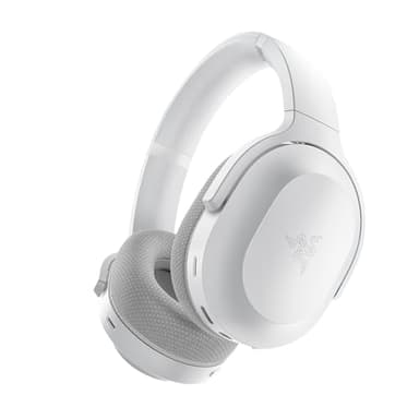 Razer Barracuda - Auriculares Inalámbricos para Móvil y Juegos Multiplataparama (Modos Inalámbricos Dobles SmartSwitch, Micrófonos con Cancelación de Ruido, TriForce Driver 50mm) Mercury Blanco