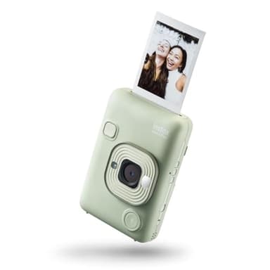 instax - Mini LiPlay, cámara instantánea híbrida. Cámara e Impresora para Smartphones. Color Matcha Green