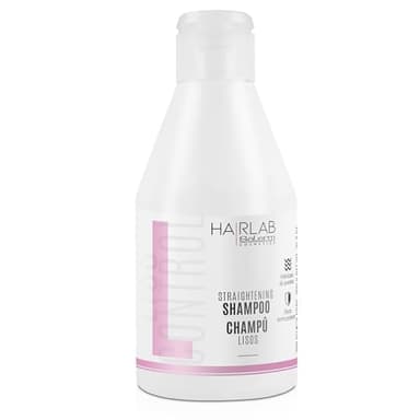 SALERM - Champú Keratina - Lisos Hair Lab - 300 ml - Controla el Frizz del Pelo - Cabello Suave y Liso - con Protector de Calor - Facilita el Peinado - Champú sin Sulfatos ni Parabenos