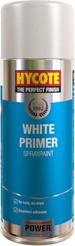 Hycote Imprimación Acrílica Blanca, 400ml – Base Duradera para Metal y Plástico | Compatible con Pinturas Acrílicas, Celulósicas, Alquídicas y de Poliuretano | Ideal para Acabados Automotrices