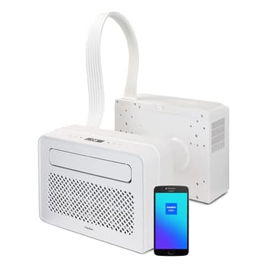 MEDION Smart Split Aire Acondicionado Caravana P502 (5000 BTU, 3 en 1, Refrigeración, Deshumidificación, Ventilador, hasta 12 m², ideal para caravanas, Campers, Modo Nocturno, WiFi, App, MD 37735)