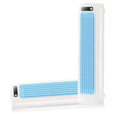 Briza® Ac Opiniones, Briza Ac Aire Acondicionado - Ventilador De Torre Inalámbrico y Sin Aspas Con 3 Velocidades | Ventilador De Mesa Silencioso y Portátil Para Dormitorios, Cocinas y Oficinas (Blanco