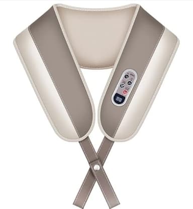 Masajeador Cervical y Espalda - Masajeador de Cuello, Espalda y Hombros. Masajeador Piernas y Otras Partes del Cuerpo - Masajeador Mediante Golpeteo - Shiatsu - Alivio del Dolor - Masaje