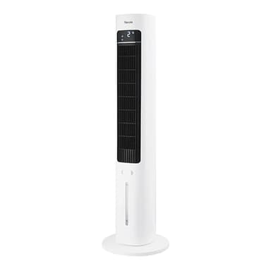 facula - Climatizador Evaporativo de Torre Glaciar | Depósito 3l | Aromaterapia | 3 velocidades | Temporizador | Mando