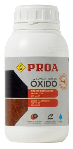 Convertidor de Óxido. 500 ML. Paraliza el óxido. Al agua. Transformador de óxido. PROA.
