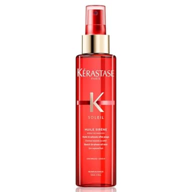 Kérastase Soleil, Aceite En Spray Multiprotector, Protector Térmico Antiencrespamiento, Tratamiento Capilar Sin Aclarado Con Protección Solar, Huile Sirène, 150 ml