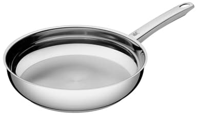 WMF Favorit - Sartén 20 cm Profesional Sin Revestimiento, Sartén de Acero Inoxidable Apta Inducción, Acero Inoxidable Cromargan, Apta para Horno