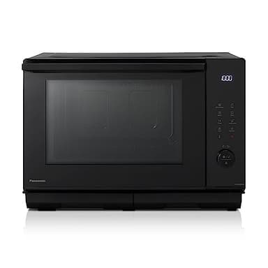 Panasonic NN-DS59NMETG Microondas Combi 4 en 1, Horno Grill, Superficie Plana, 27 Litros, 1000 W, Cocción En Dos Niveles, Sensor Genius, 32 Programas, Bandeja Para Grill, Limpieza Fácil, Negro
