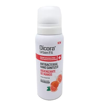 Dicora Urban Fit Spray Limpiador de Manos Cítricos & Melocotón 75 ml (Paquete de 2)