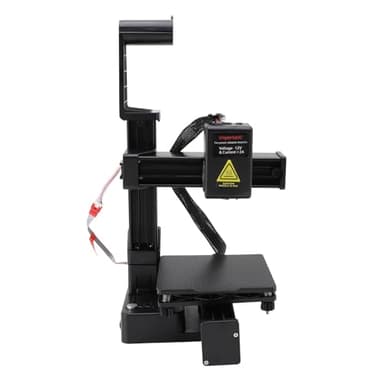 Jelquix Pequeña Impresora 3D, Mini Impresora de Tamaño de Impresión de 40 Mm y S Mm, Compatible con Filamento PLA TPU de 1,75 Portátil para Principiantes Entusiastas de Las Manualidades (Enchufe de