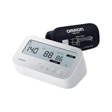 OMRON X4 Connect AFib - Tensiómetro de brazo - Detección de fibrilación auricular - Conexión Bluetooth - App OMRON connect - Validado clínicamente - Diabetes y embarazo - Garantía 5 años - 22-42 cm