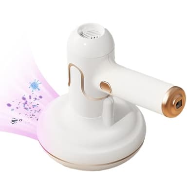 Yaasier Aspirador de Ácaros, Mini Aspirador Antiácaros Portátil para Colchones con Luz de Esterilización UV-C De 253.7 NM, Aspiradores de Mano, Limpiador De Sofás