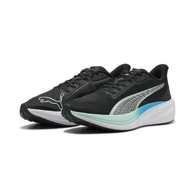 Puma Darter ProRoad - Tenis Unisex para Correr, Puma Negro Puma Silver Mint Melt Speed Blue, 42 EU