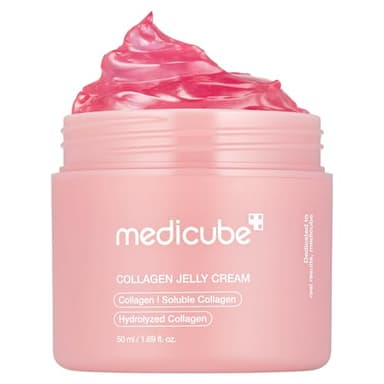 medicube Crema De Gelatina De Colágeno, Niacinamida Y Colágeno Hidrolizado Liofilizado Que Aumentan La Hidratación Protectora De La Piel (1.69 Onzas Líquidas (Paquete De 1)