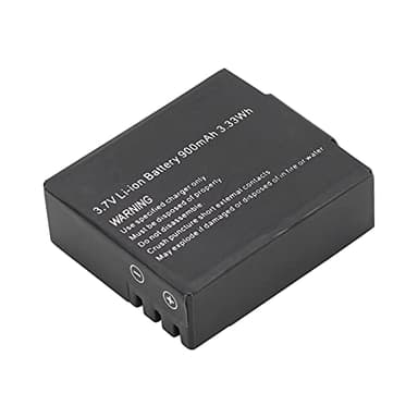 S009 Batería de Iones de Litio de 3,7 V 900 Mah 3,33 WH Batería de Iones de Litio de 3,7 V Batería de Cámara Deportiva Negra de 900 Mah 3,33 WH Baterías Originales para Cámaras