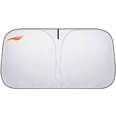 genérico Parasol Coche Delantero Compatible con Hyundai Tucson 2015-2020,Parasol Coche Delantero Plegable,Protección Solar, protección UV(Silver)