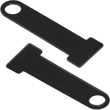 ZKGYUS Cerradura de Hebilla de Liberación Rápida para Casco de Motocicleta, 2 PCS Hebillas de Candado para Casco Dispositivo Antirrobo Inteligente para Moto - Negro