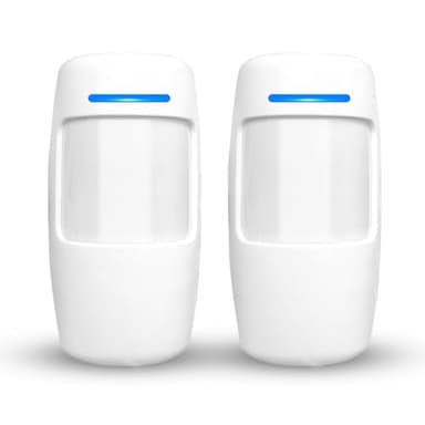 AGSHOME Detectores de Movimiento (2Pack), Necesita Trabajar con Nuestro Sistema de Alarma de Seguridad para el hogar Inteligente, HUB Necesario.