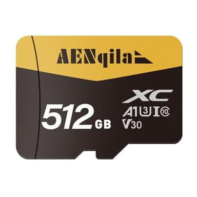 Tarjeta Micro SD 512GB, Tarjeta de Memoria Alta Velocidad Memory Card Gran Capacidad SD Card para Cámaras, Teléfonos, Dash CAM, Tabletas