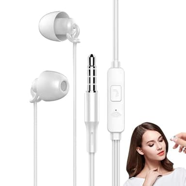 Auriculares para dormir con cable – Auriculares para dormir con cable, dispositivos de sueño con cable | Auriculares para dormir con cable con cancelación de ruido sueño tranquilo, auriculares para