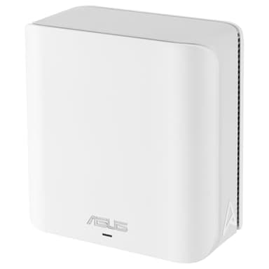 ASUS ZenWiFi BD4 1-Pack - Mesh WiFi 7 de Doble Banda, 3600 Mbps, Cobertura de 228m², Dos Puertos 2,5G, Controles de Seguridad y parentales incluidos, Smart Home Master SSIDs - Blanco