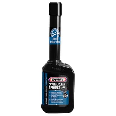 Wynn's Crystal Clean & Protect – Aditivo para Uso en AdBlue®– Previene la cristalización en Sistemas SCR – Mejora el Rendimiento del Tratamiento de emisiones en vehículos diésel – 125 ml
