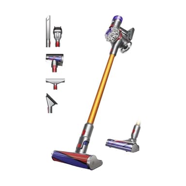 Dyson V8 Absolute Aspiradora Sin Cable, 115 AW, hasta 40 min de autonomía, Cepillo Motorbar Anti-enredos, Elimina Pelo de Mascotas, Cepillo con Suave Cabezal Giratorio, aspiradora de Mano y Suelo