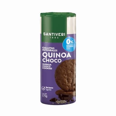 Santiveri - Galletas Quinoa Chocolate 0% - 175g