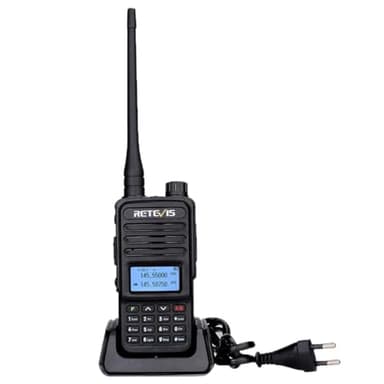 Retevis RT85 Radioaficionado Doble Banda, Walkies Profesionales Largo Alcance,1750Hz, 200 Canales, CTCSS/DCS VOX, DTMF, 1400mAh, Radio Walkie Talkie Portátil con para Radioaficionados, Caza (1 Pieza)