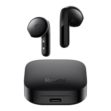 XIAOMI Redmi Buds 6 Active - Auriculares inalámbricos, cancelación de Ruido, Ligeros, hasta 36 Horas de autonomía, Bluetooth 5.4, Negro (Versión ES)