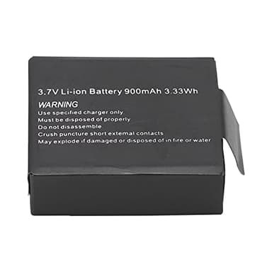 Batería de Cámara Akozon Batería de Cámara de Acción Recargable de 3 7 V Batería de Iones de Litio de 900 MAh Baterías de Cámara Deportivas Originales para Cámara SJCAM SJ4000