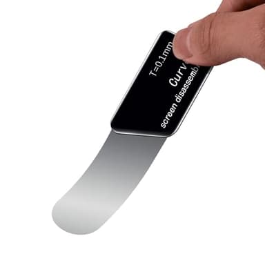 MMOBIEL Herramienta Profesional Curvada ultradelgada de Apertura con Palanca de Acero Inoxidable y 0,1 mm de Grosor para Reparaciones