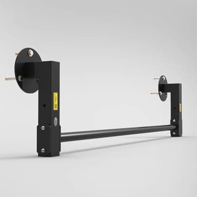 Barra de dominadas de acero inoxidable montado en la pared, diseño portátil, fácil de instalar, soporta 200 kg, barra horizontal extendida de una sola pieza