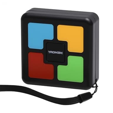 TNSLAND Juego de Memoria Infantil Electrónico con Luces y Sonidos, Juguete Educativo Portátil para Niños, Juegos de Memoria para Niños 6-10 años Juego de Concentración y Reacción, Regalo