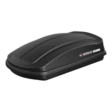 NORDRIVE N60004 Box 330 - Cofre de Techo ABS 330 litros, Color Negro